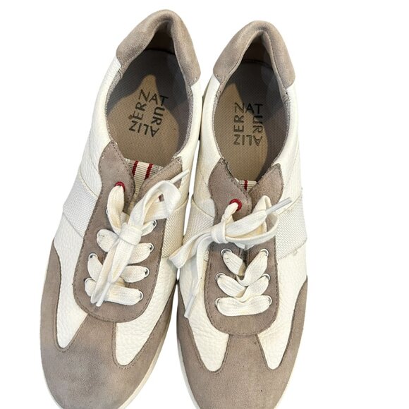 Naturalizer White and Tan Sneaker Size 9 - Picture 5 of 7